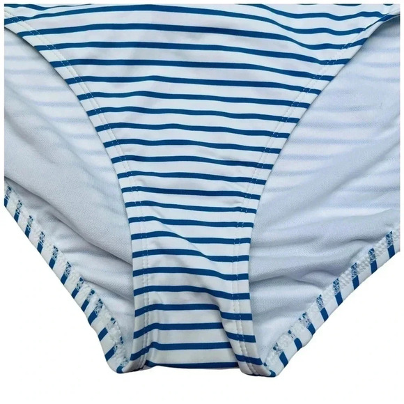 Lauren Ralph Lauren Striped Hipster Womens Bikini Swim Bottom Size 12 - Picture 5 of 10